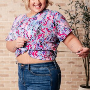 Adjustable Crop Band In Black - Fashion Are Us, LLC